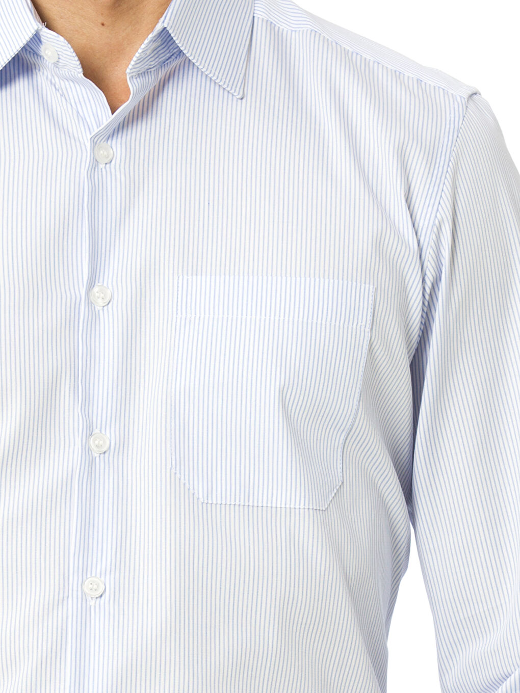 Beyaz-Açık Gri-Altın Gömlek-4