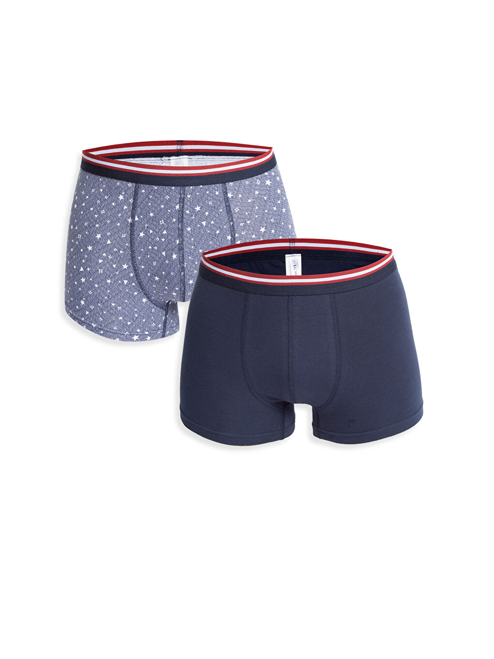 Lacivert Baskılı Boxer