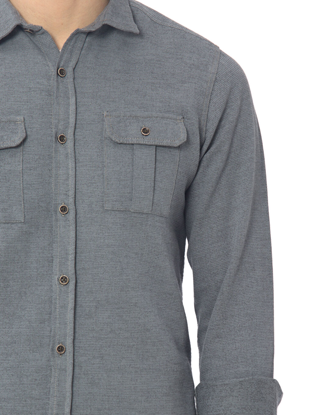 XSIDE Man ANTHRACITE Shirt -7KJ413Z8-CTH