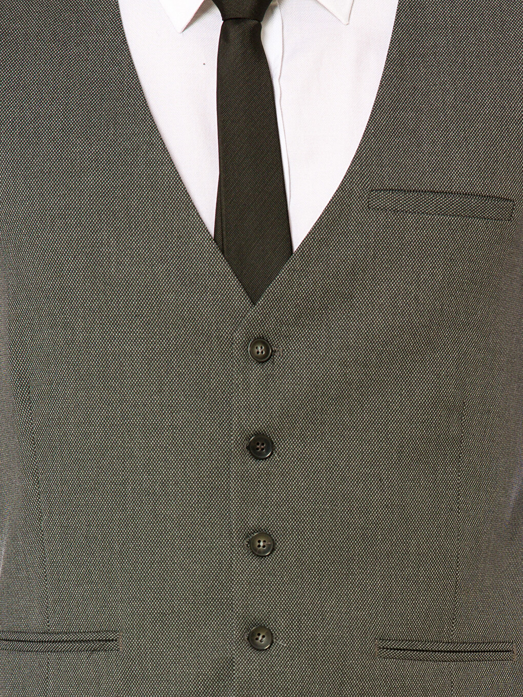 Man Grey Knit Gilet-3