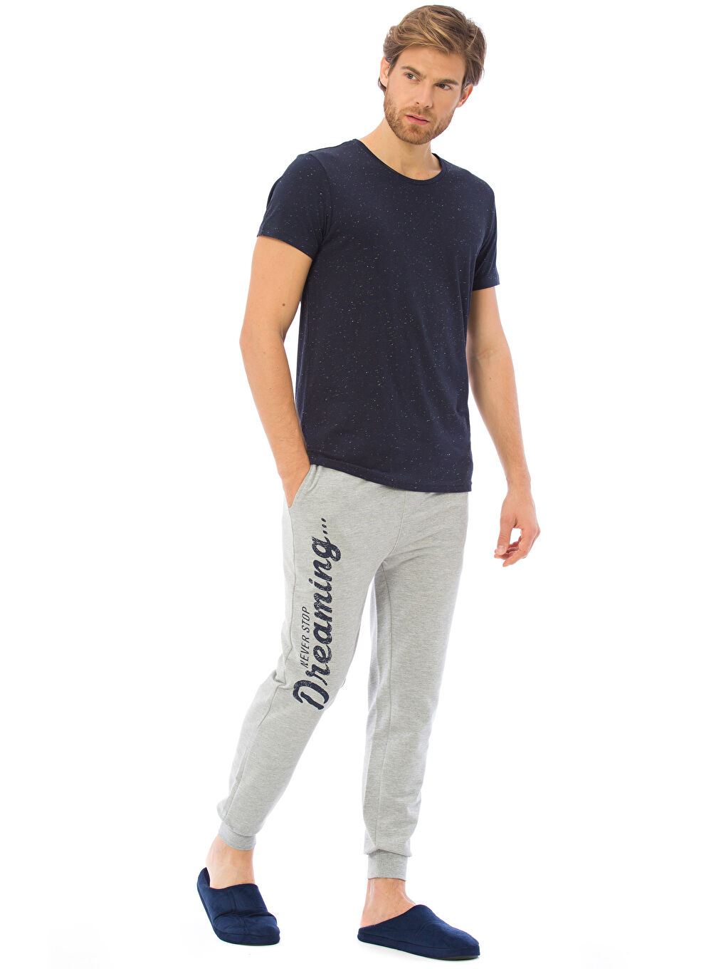 Pembe-Lila-Beyaz Pijama Alt-2