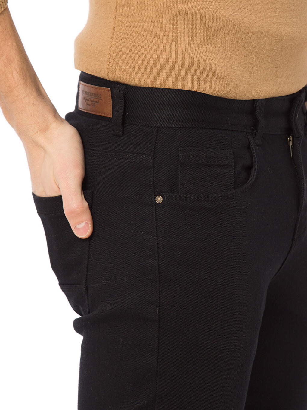 Pantalon Noir Homme-3