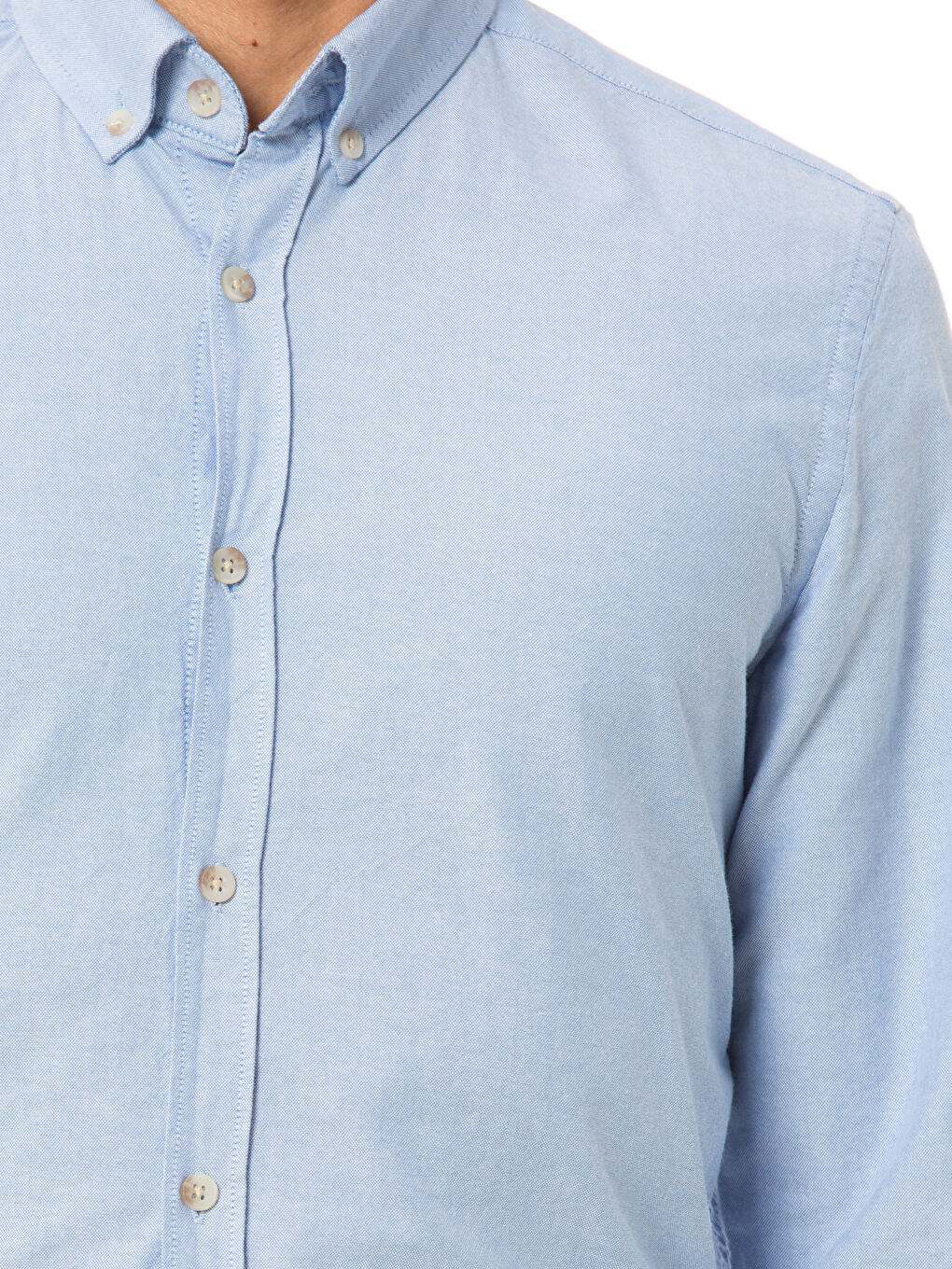 قميص أزرق فاتح رجال-3