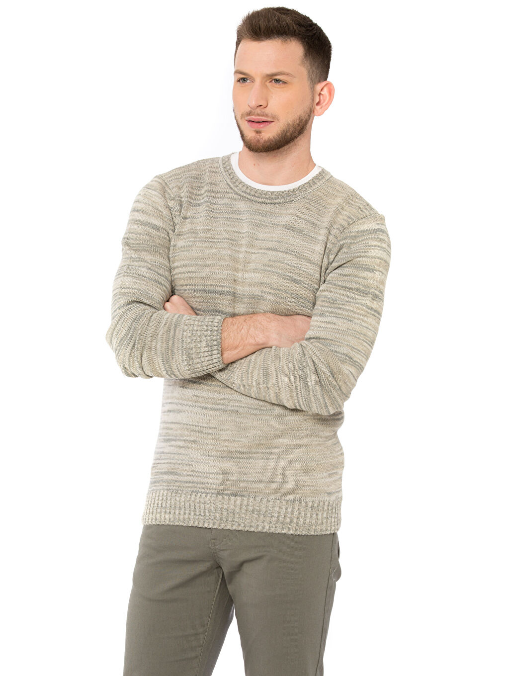 Pull-over BEIGE Homme