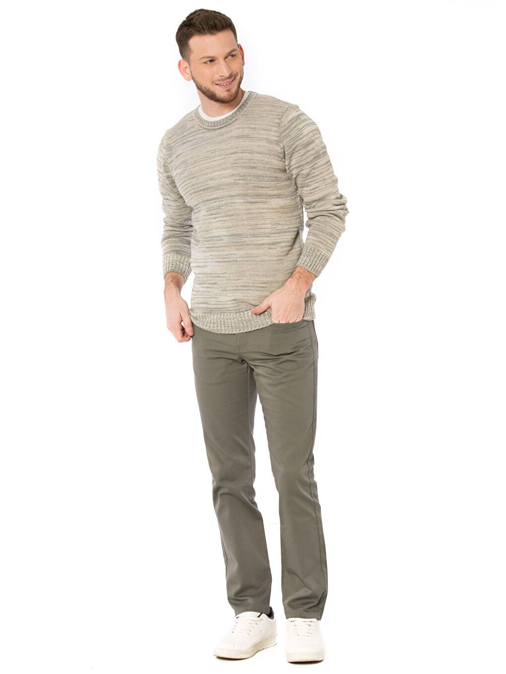 Pull-over BEIGE Homme-2