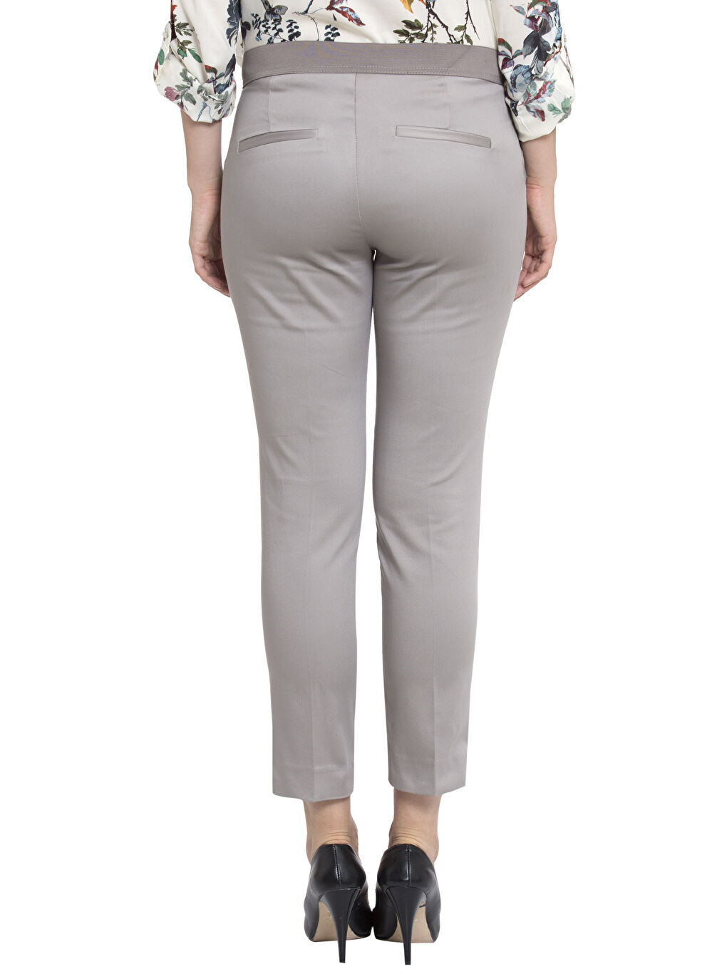 Pantalon GRIS Femme-1