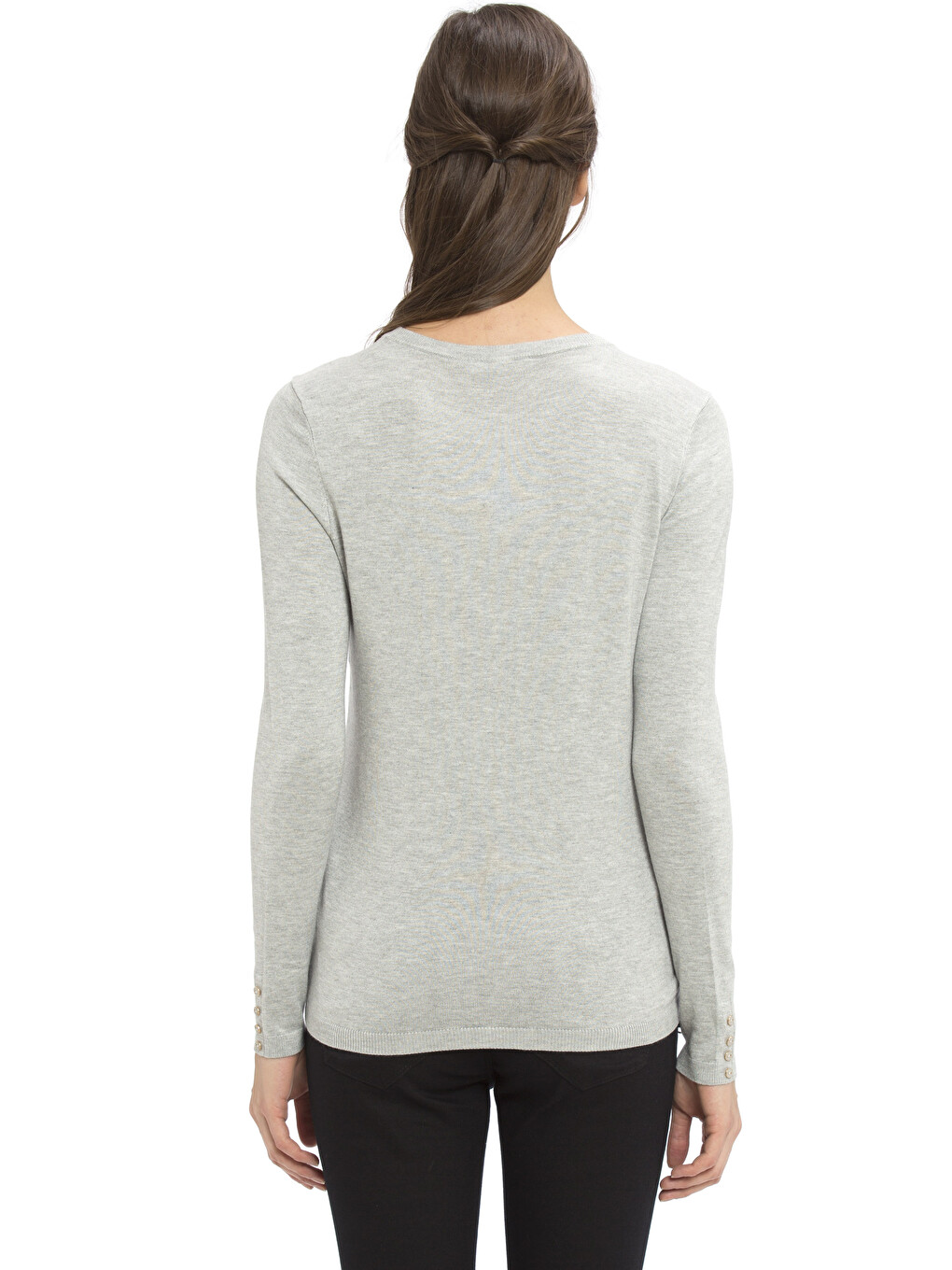 Woman Grey Sweater-1