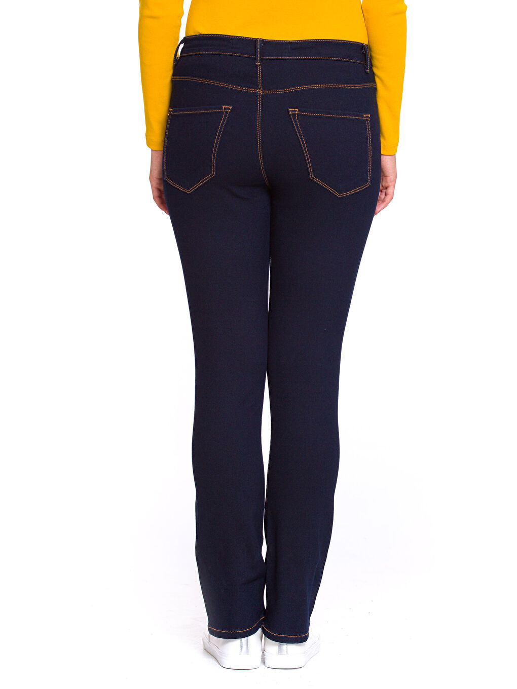 Siyah Derin Koyu Yık. Jean Pantolon-1