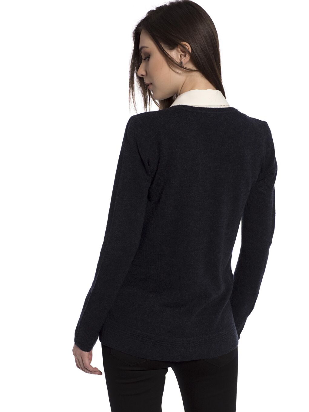 İndigo Mavi Hırka-1