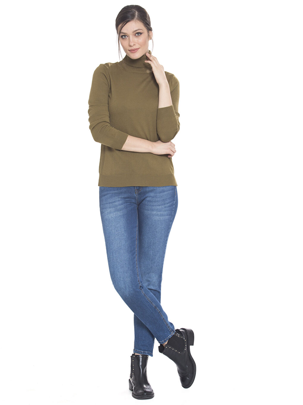Pull-over KAKI Femme-2
