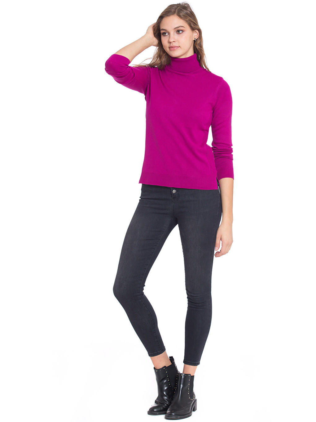 Pulover FUCHSIA Femeie-2