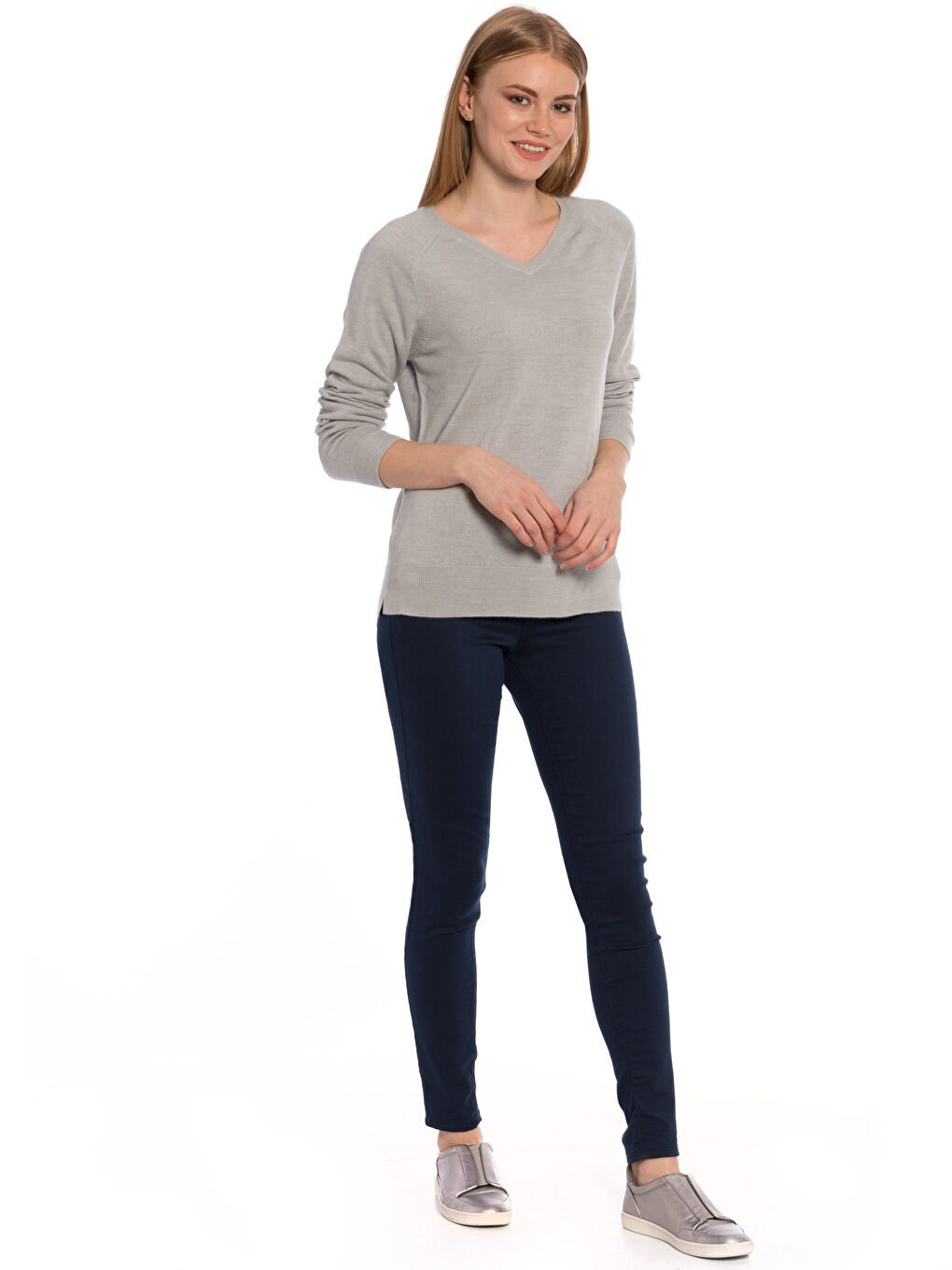 Pulover GRI Femeie-2