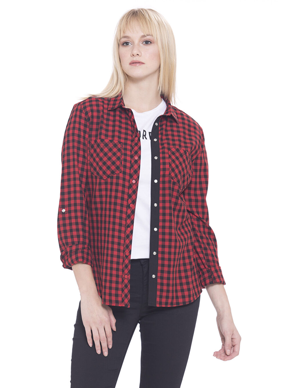 Kırmızı Ekose Gömlek