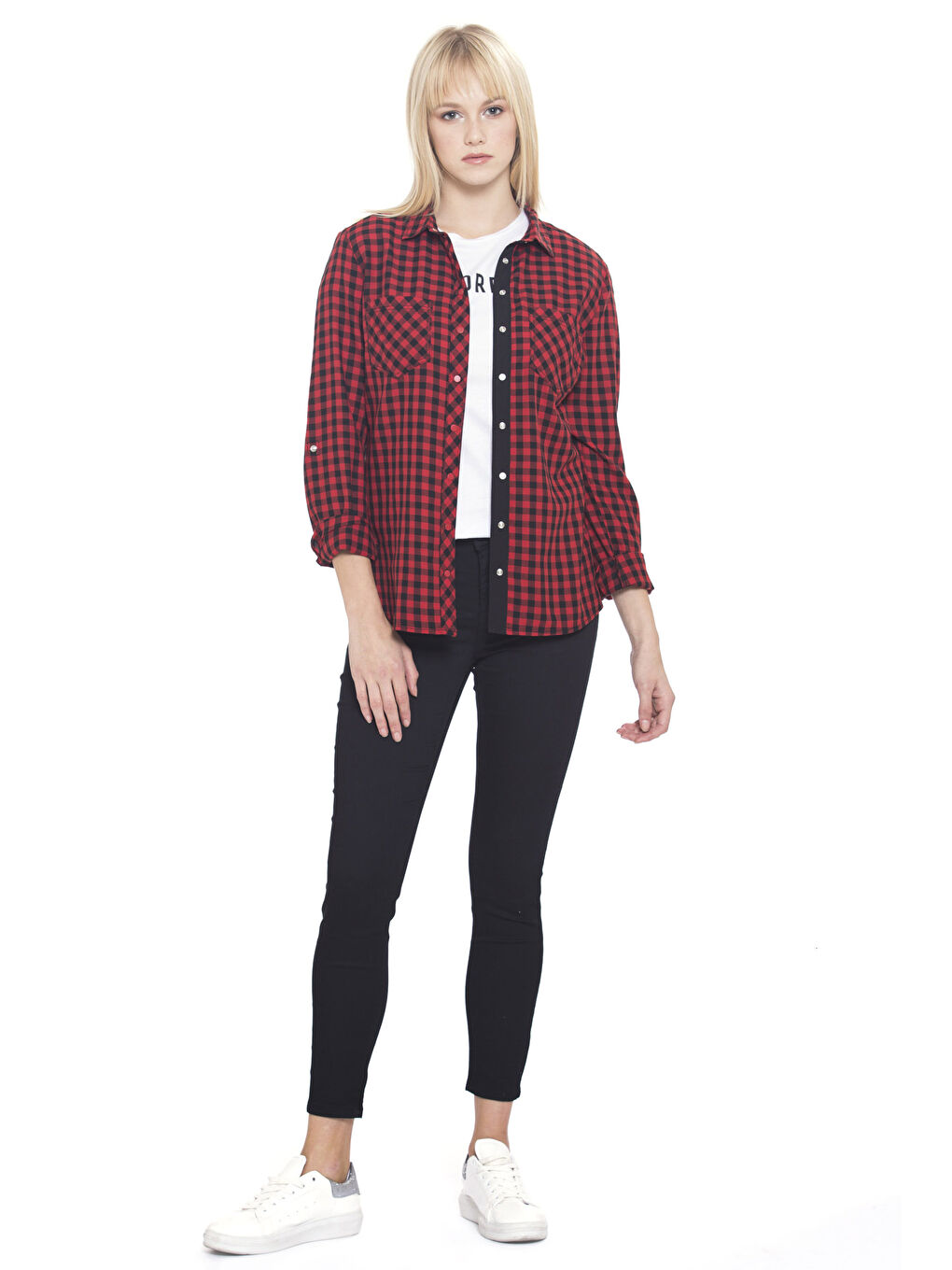 Kırmızı Ekose Gömlek-2