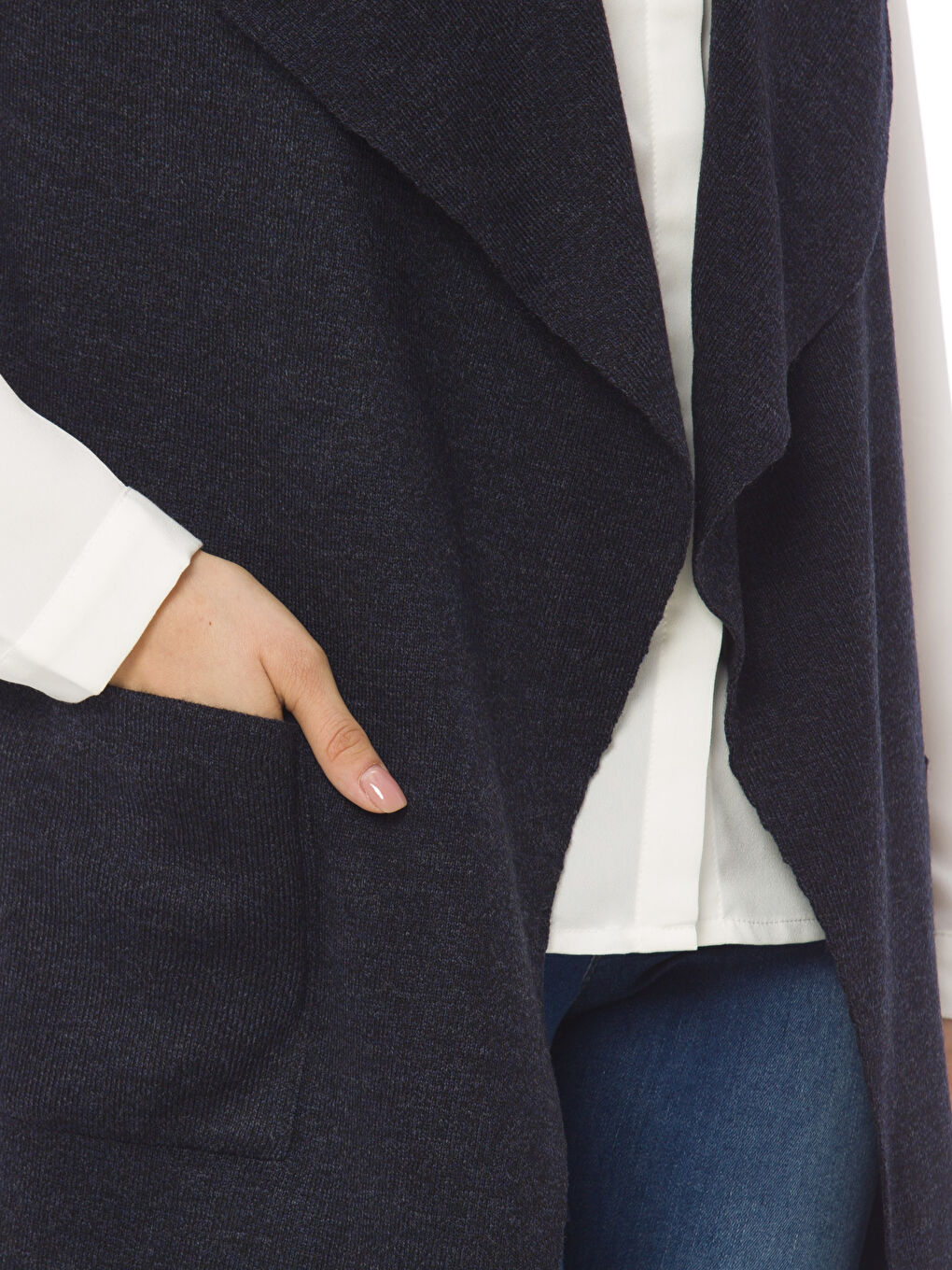 Women's Pocket Detailed Vest-3