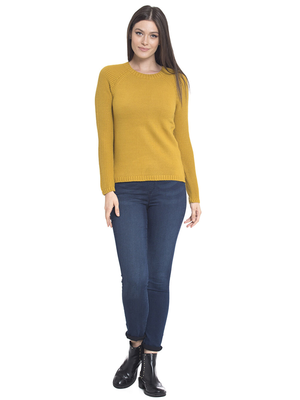 Woman YELLOW Sweater-2