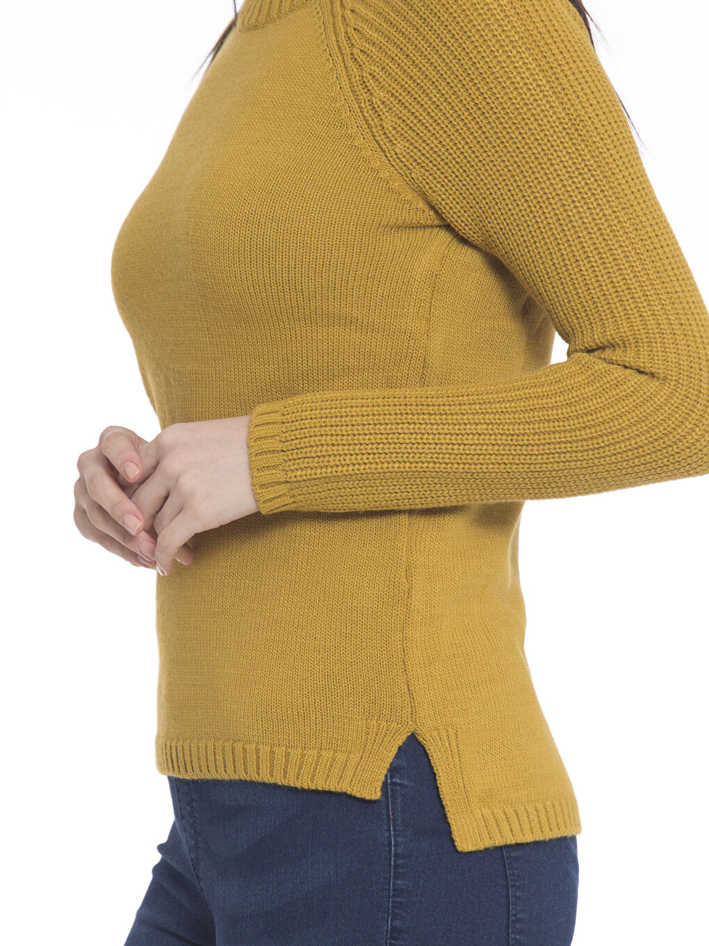 Woman YELLOW Sweater-3