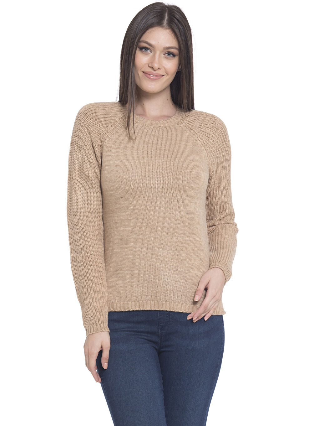 Bej Açık Devetüyü Kazak