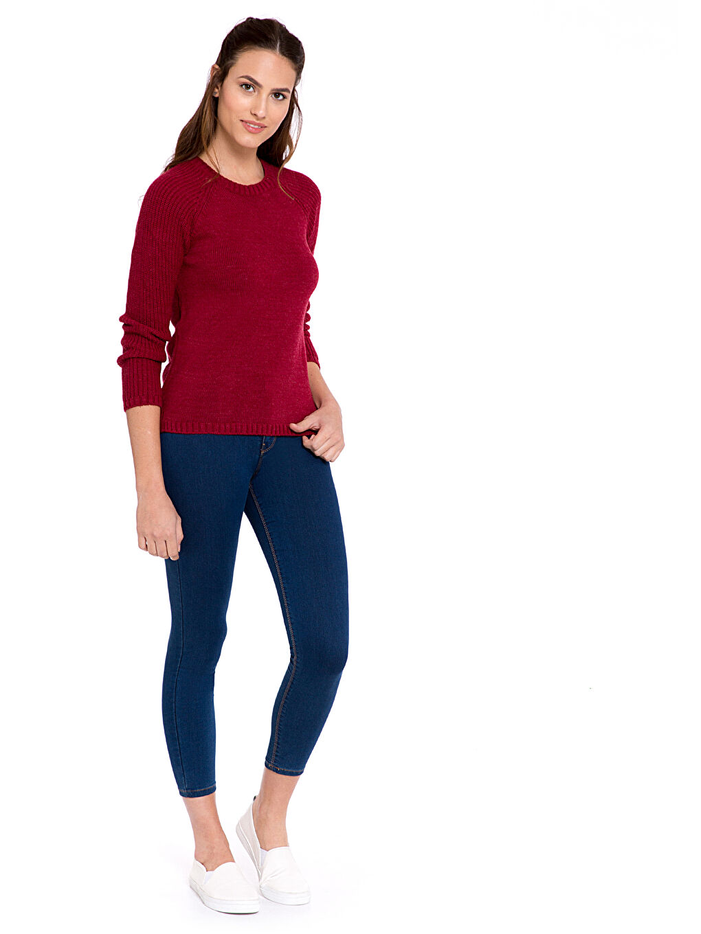 Woman BORDEAUX Sweater-2