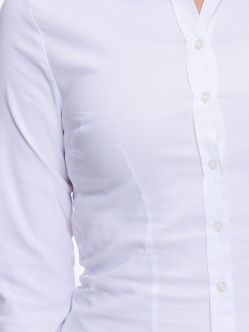 Cămașă Simplă cu Mânecă Lungă pentru Femei-3