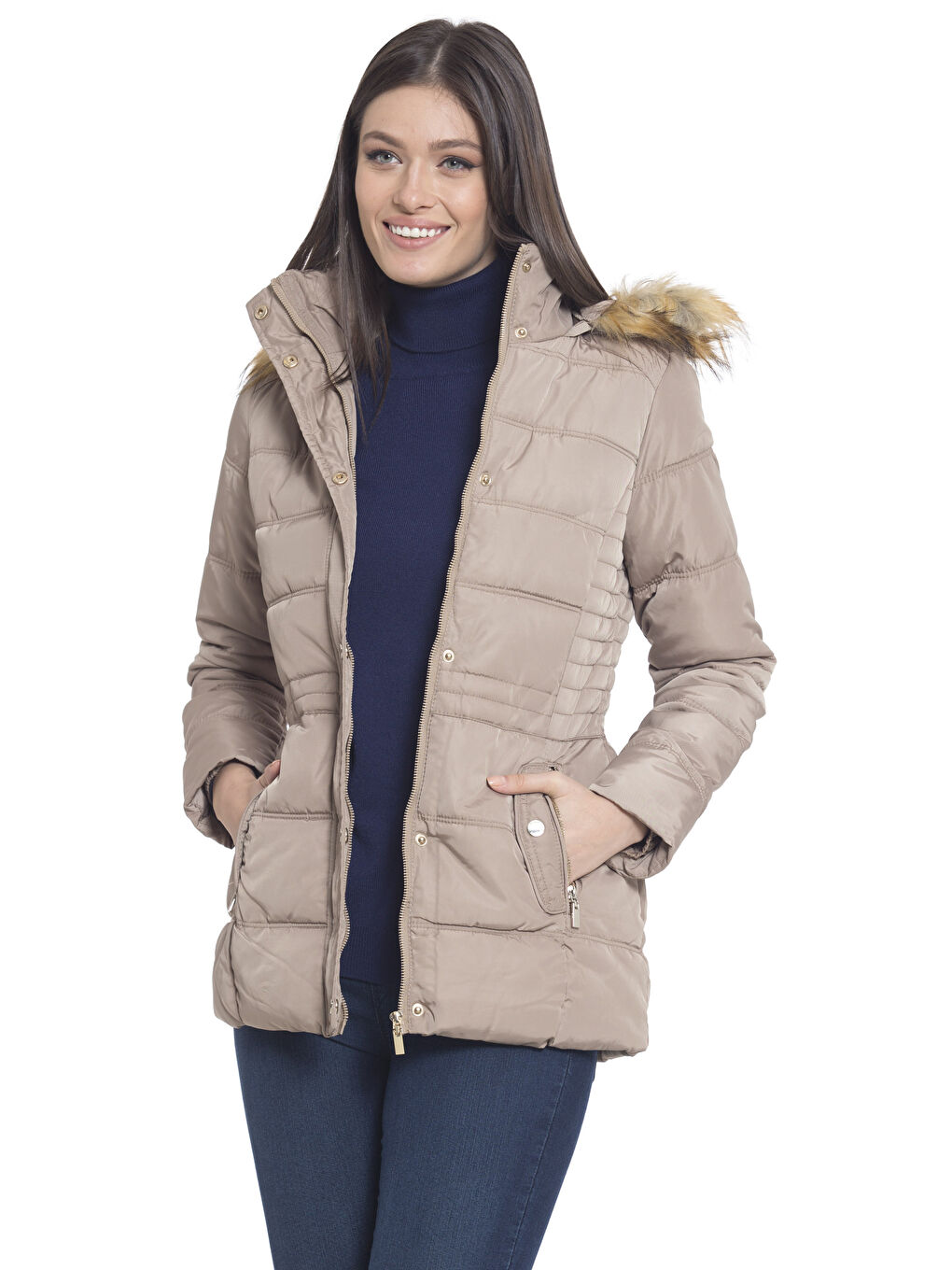 BEŽ Zimska jakna Žena
