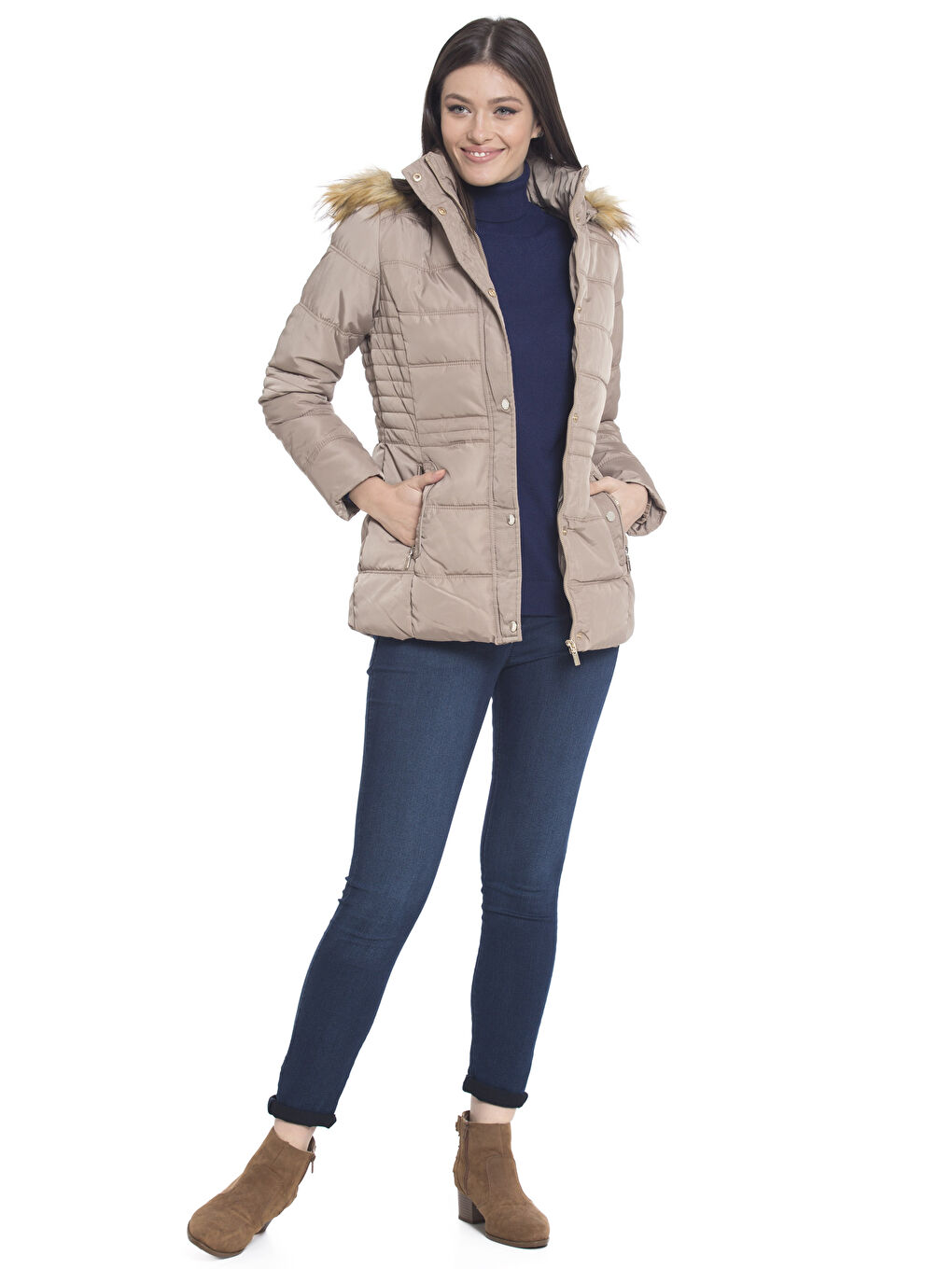 BEŽ Zimska jakna Žena-4