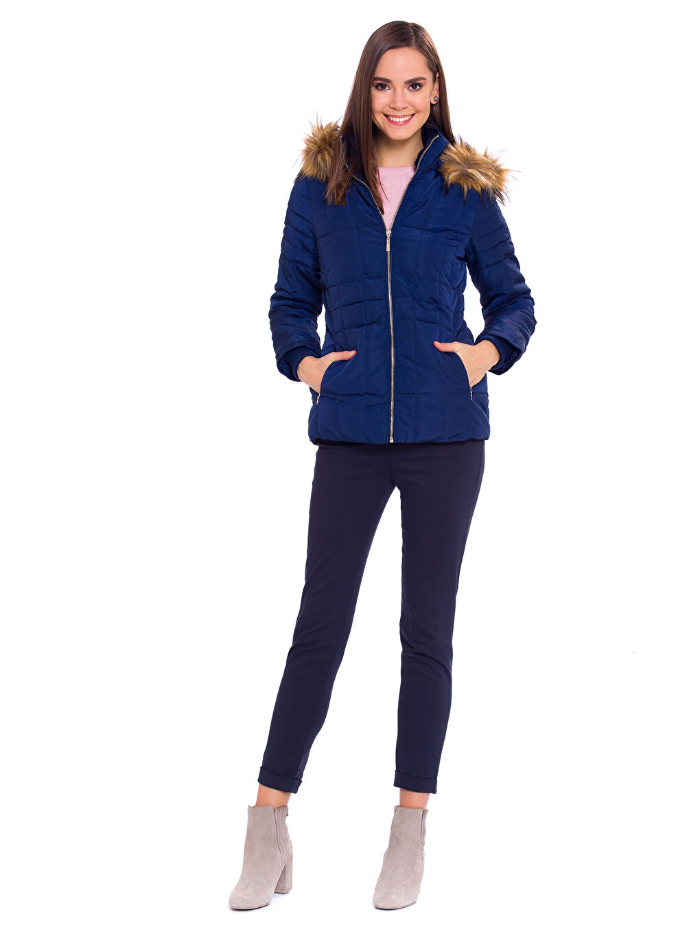 Manteau bouffant MARINE Femme-3