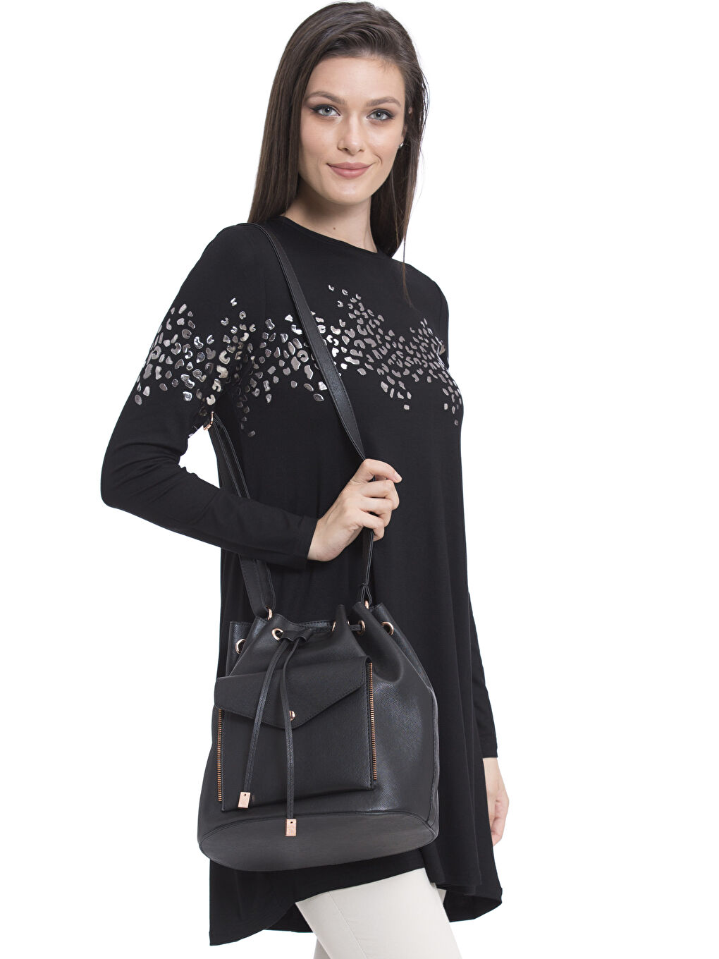 Woman BLACK Shoulder bag-1