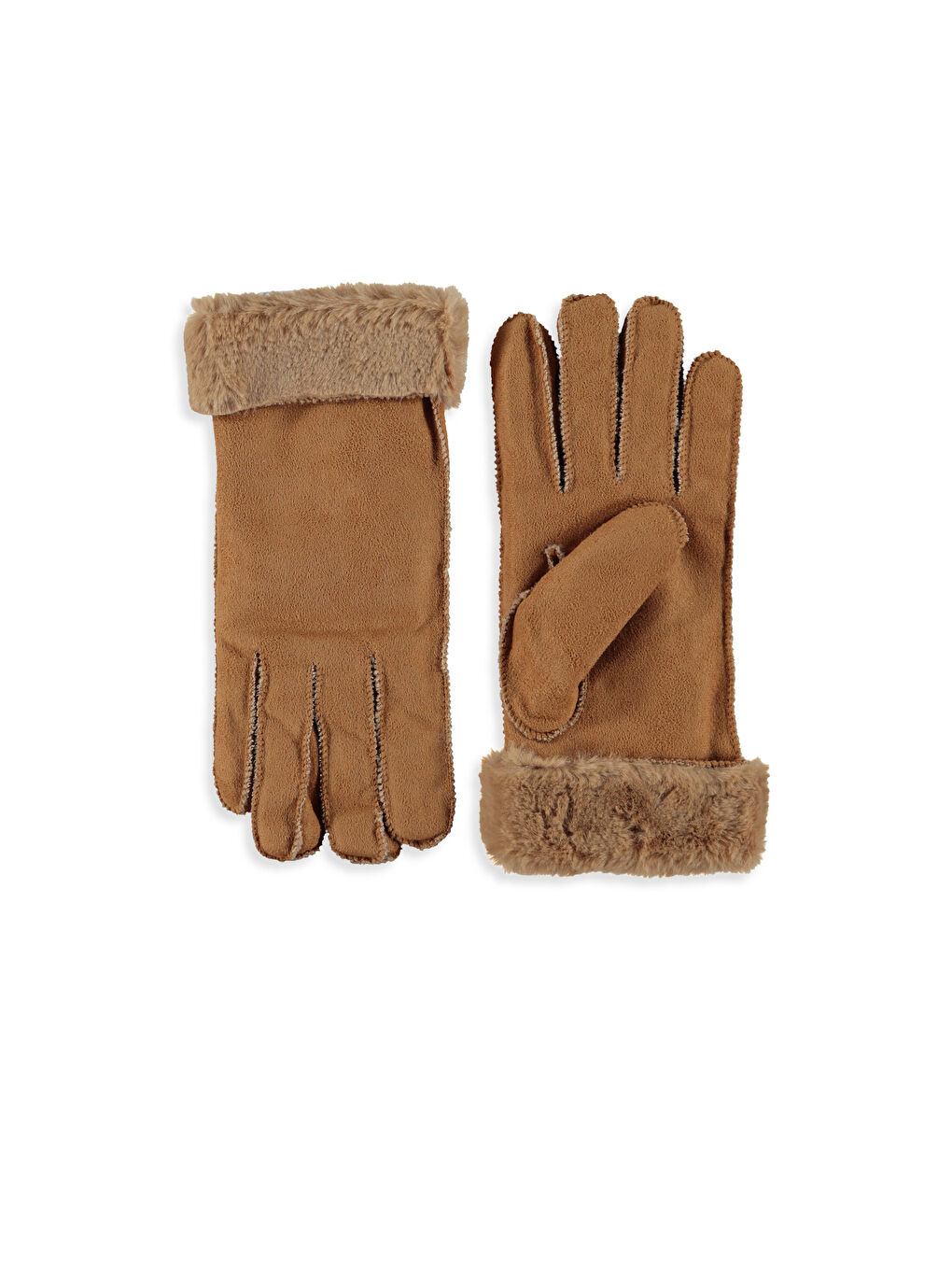 Gants BEIGE Femme-1