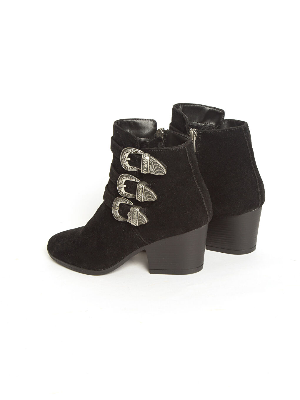 Жена Черно Ботинки-3