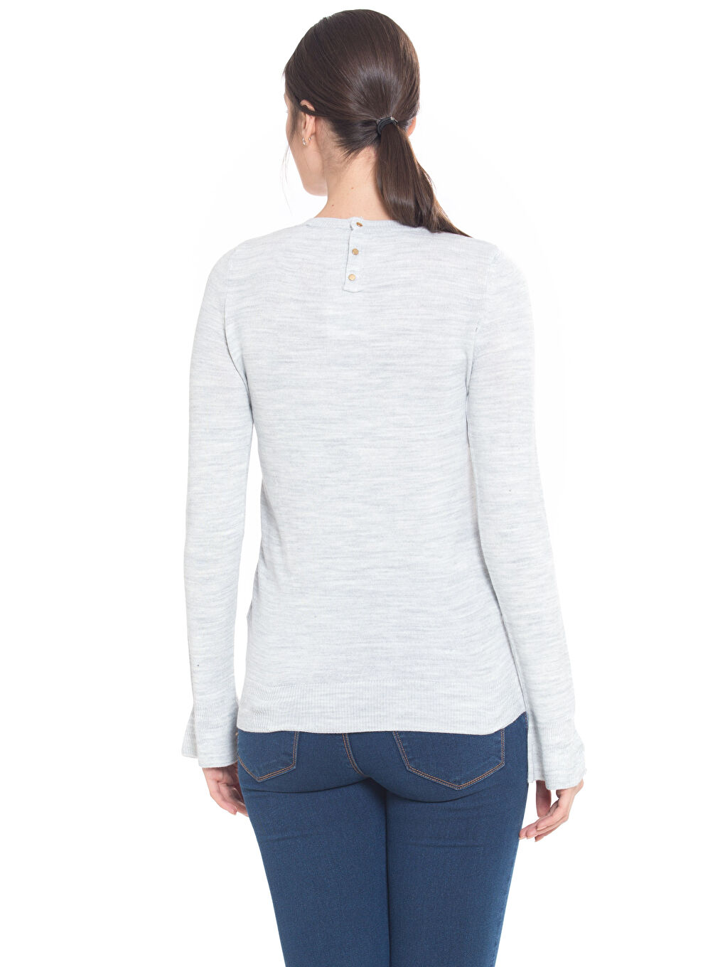 LCWAIKIKI Basic Frau GREY Pullover -7K5531Z8-DD0