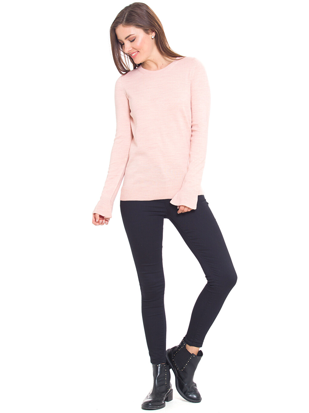 Femër Roze Pulovër-2
