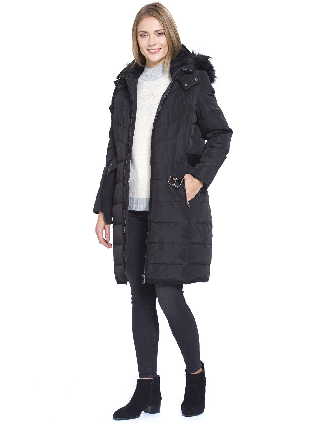 Пуховик с капюшоном-3