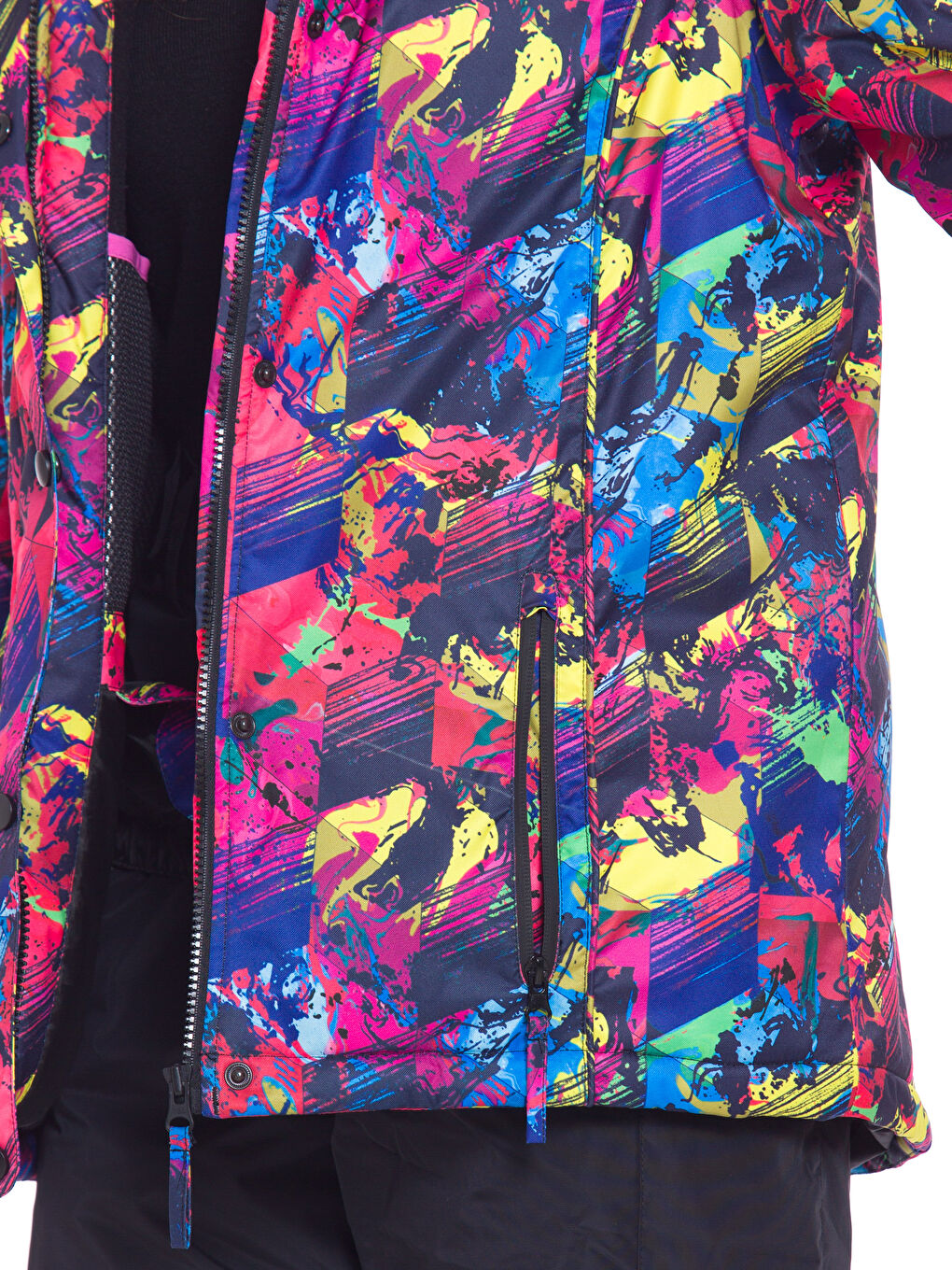 Woman NAVY Puffer Coat-5