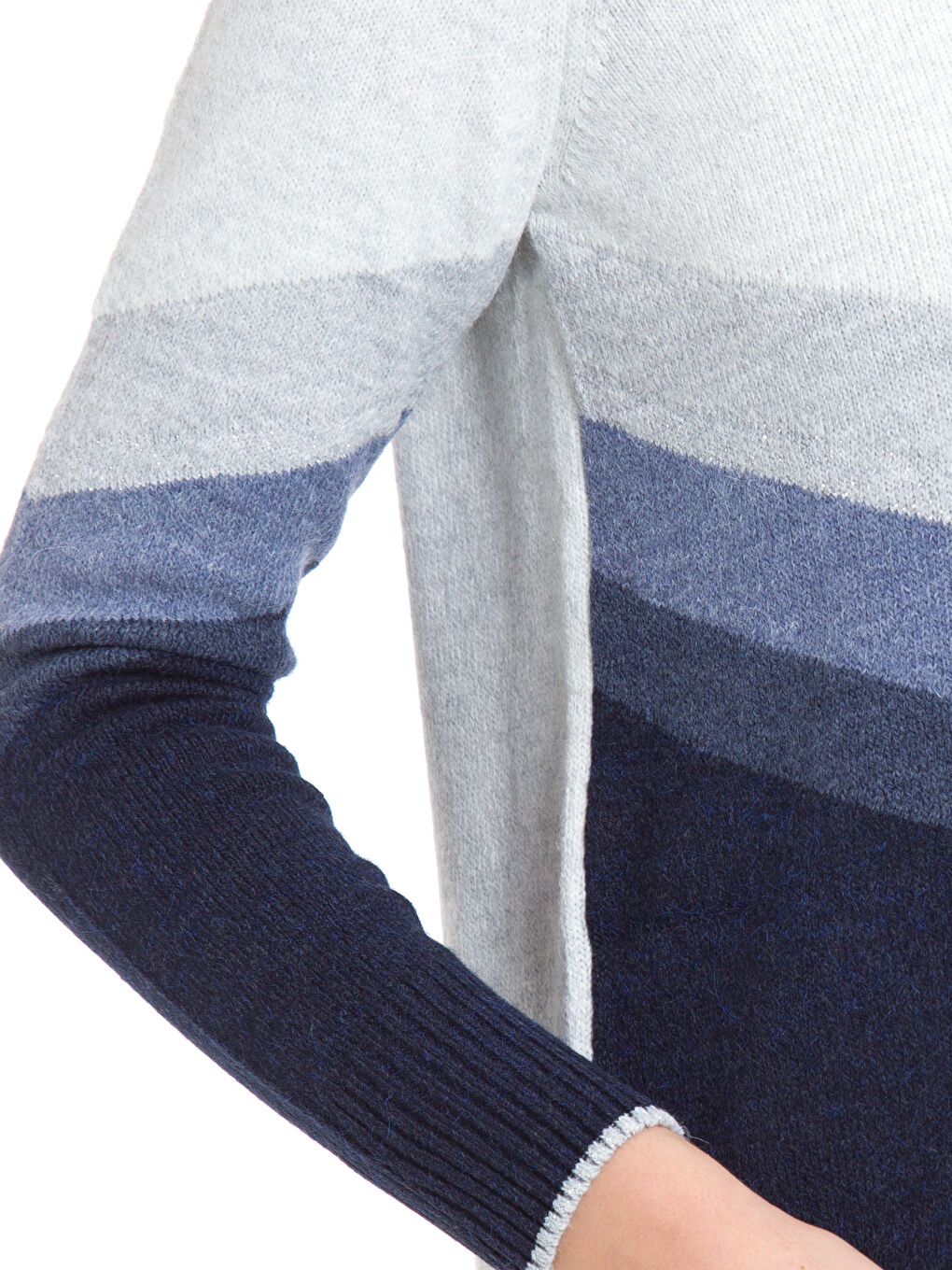 Açık Gri Melanj Tunik-4