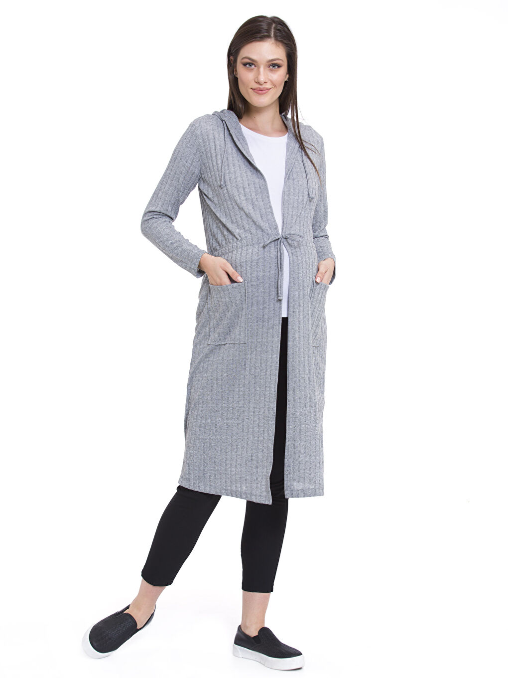 LCWAIKIKI Maternity Fermuarlı Sweatshirt -7K6014Z8-355