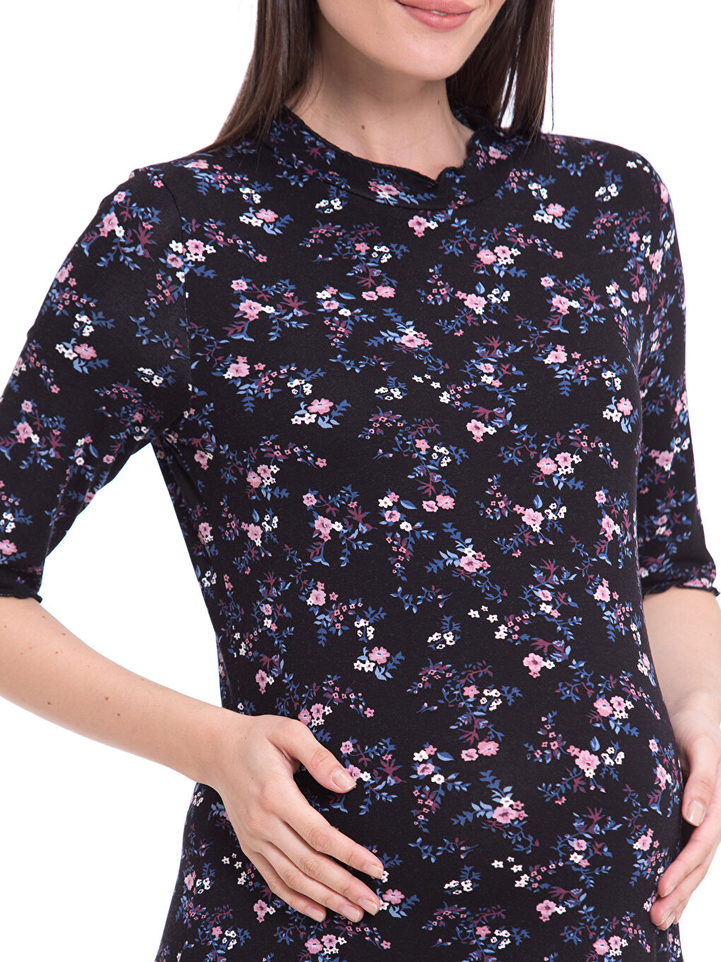 LCWAIKIKI Maternity Woman BLACK Dress -7K6174Z8-760