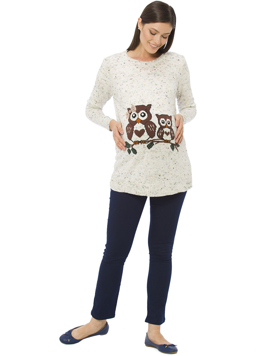 Siyah-Beyaz-Turuncu Tunik-2