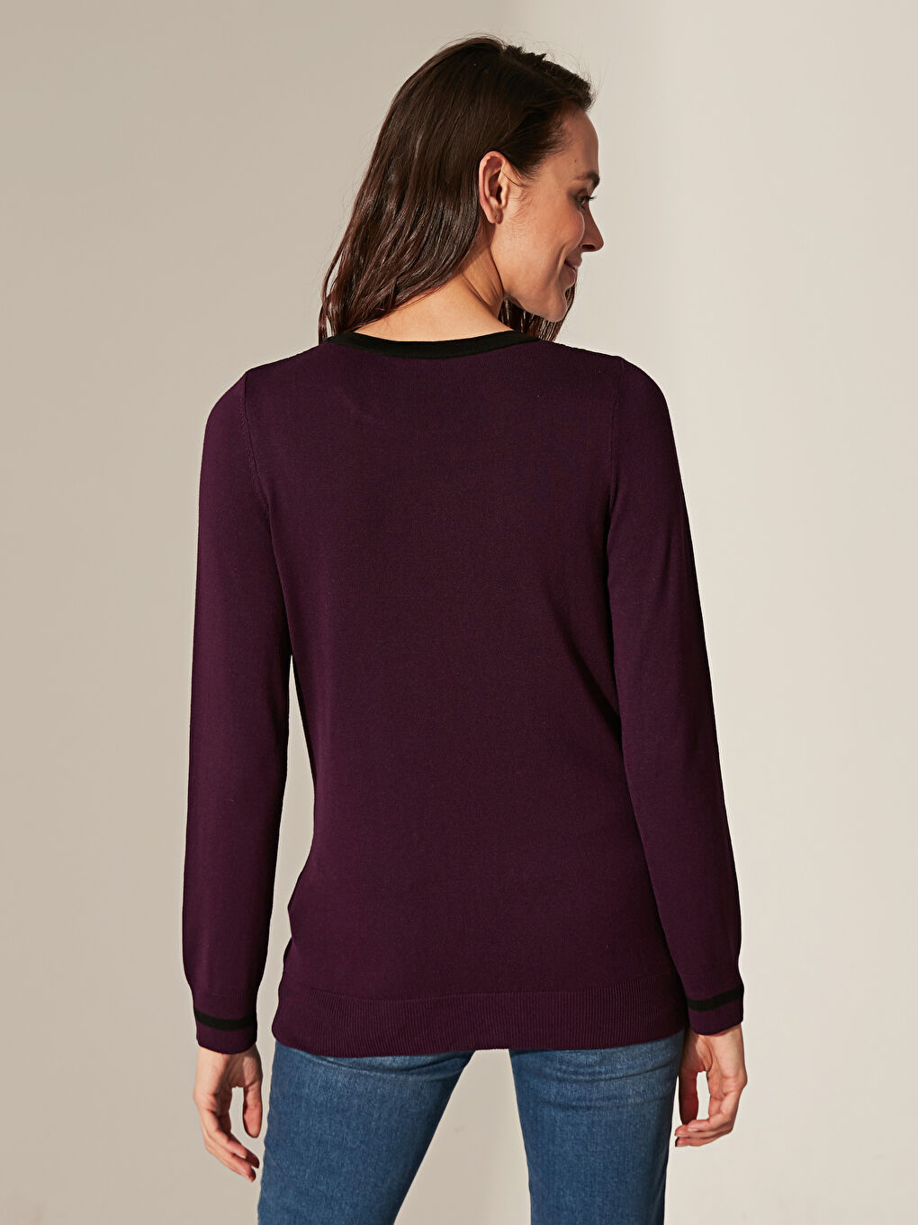 سترة بنفسجى نساء-2