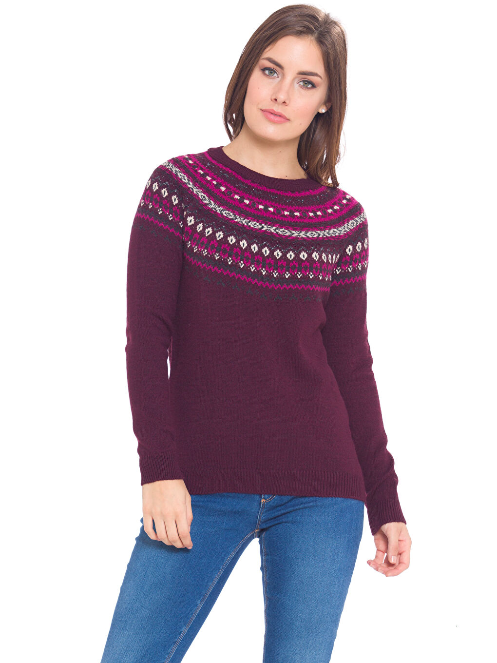 Woman BORDEAUX Sweater