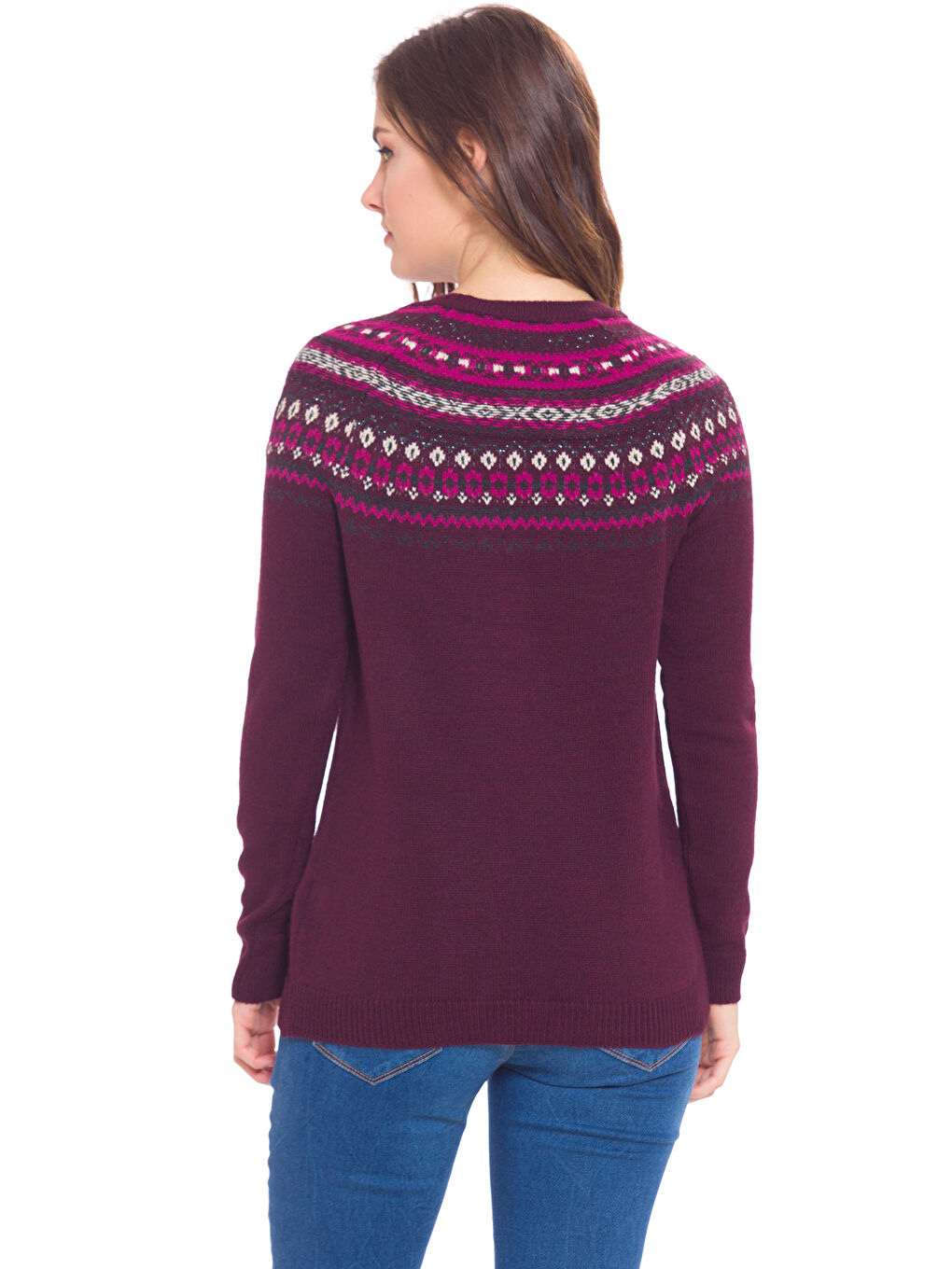 Woman BORDEAUX Sweater-1