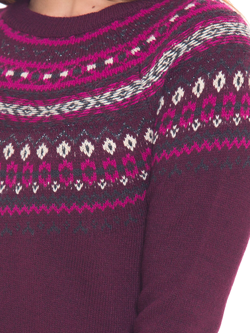 Woman BORDEAUX Sweater-3