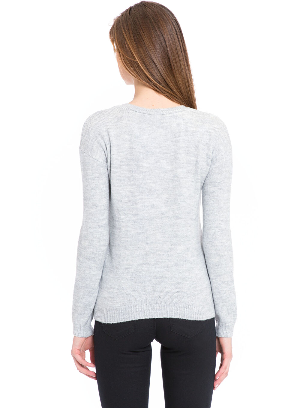LCW Vision Frau GREY Pullover -7K7102Z6-D5P