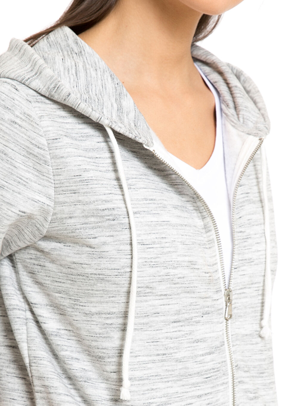 Woman PINK Zip-Up Sweatshirt-3