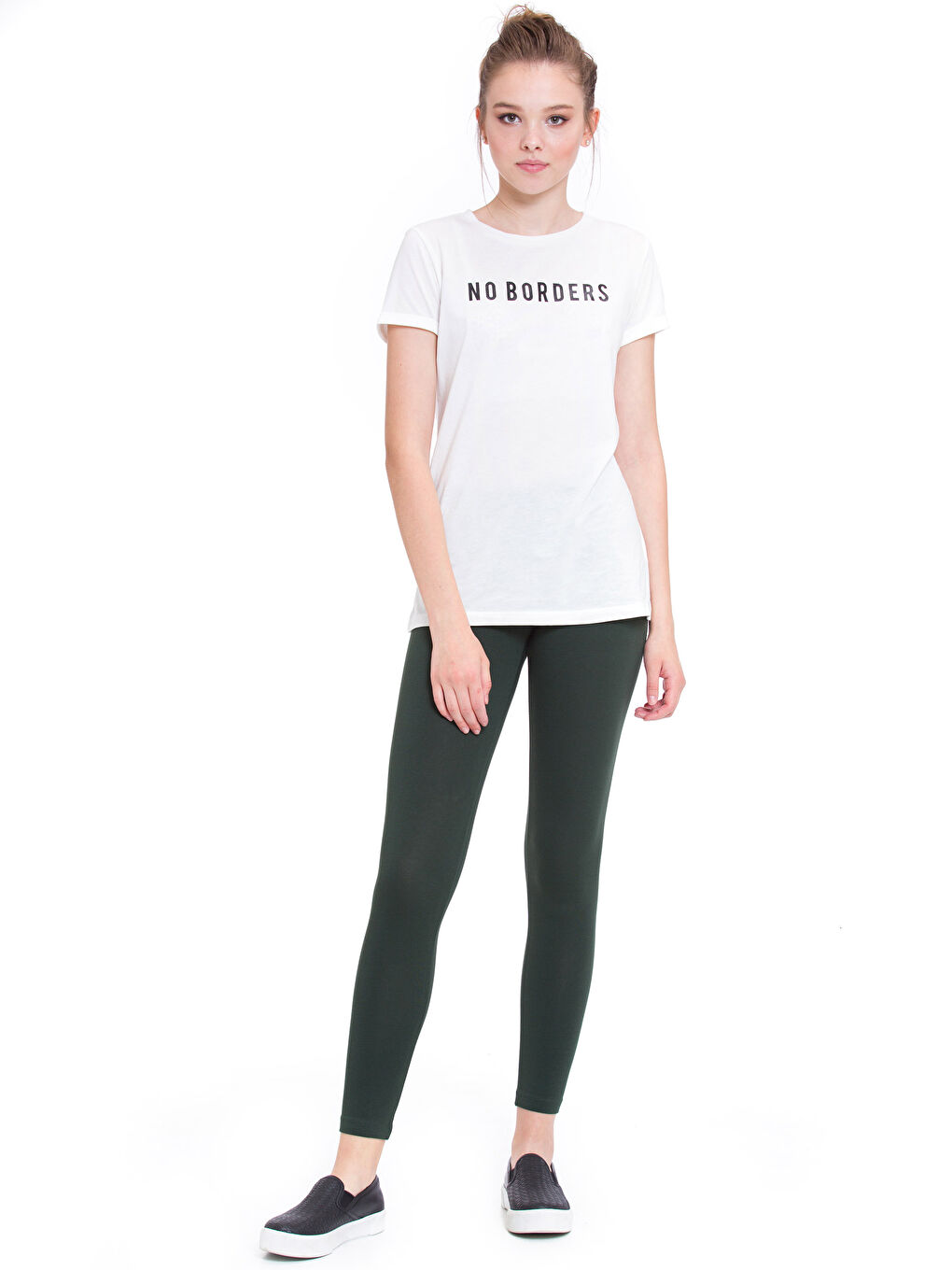 Leggings KAKI Femme-2