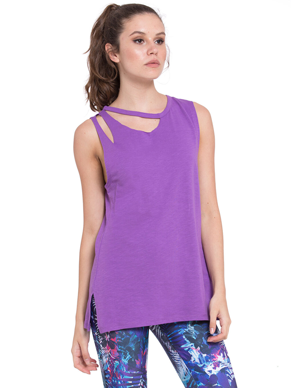 Débardeur athlétique VIOLET Femme-1