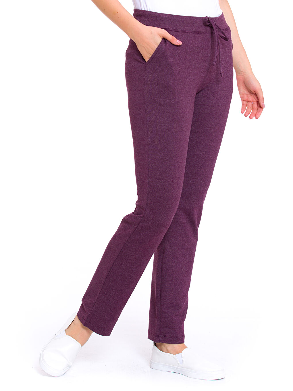 LCWAIKIKI Basic Woman PURPLE Sweatpants -7K7669Z8-ECU