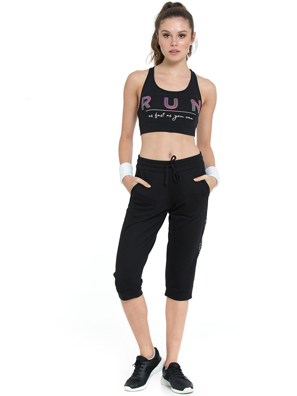 Pantalon de survêtement NOIR Femme-3