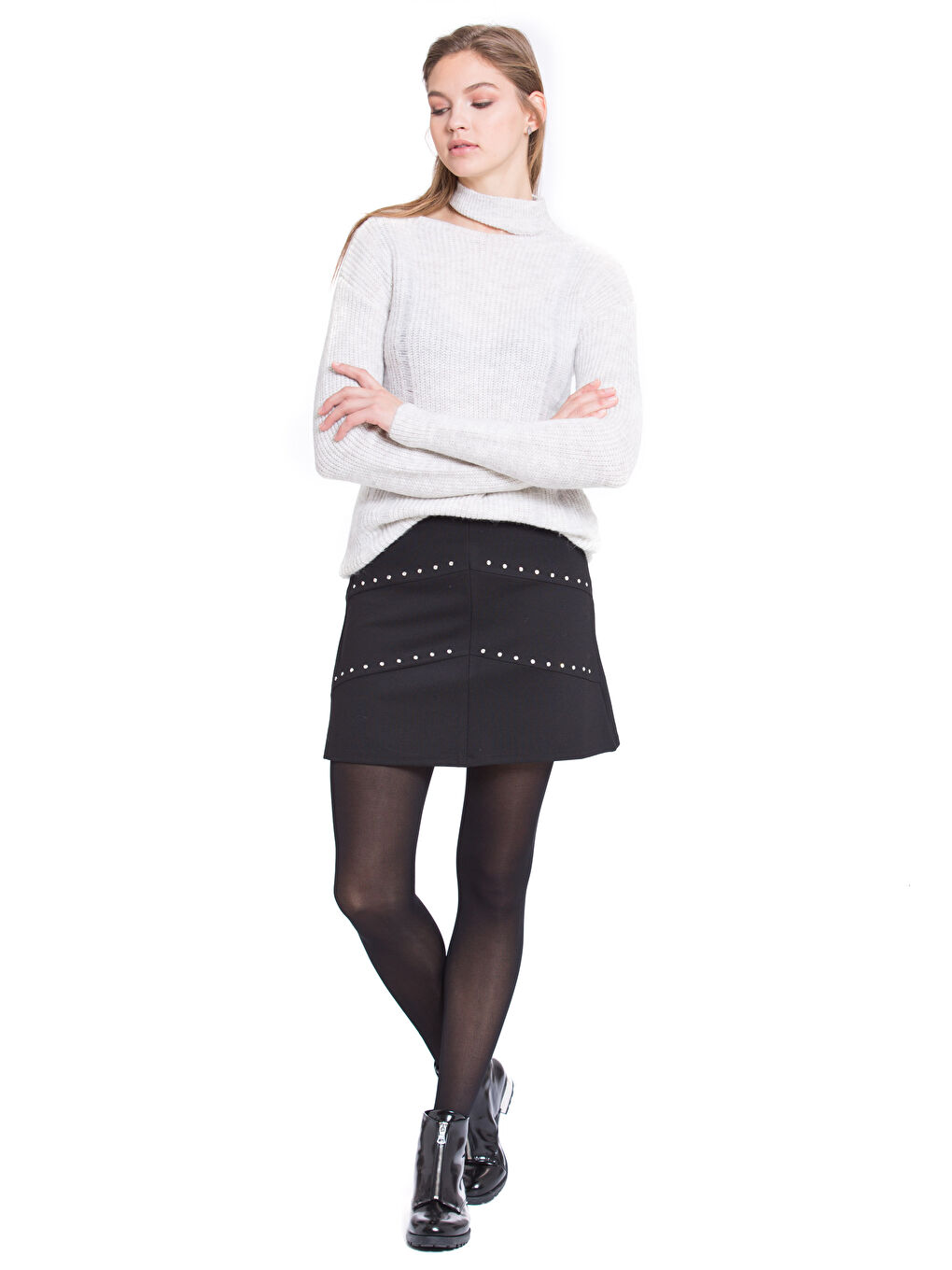 Woman BEIGE Sweater-2