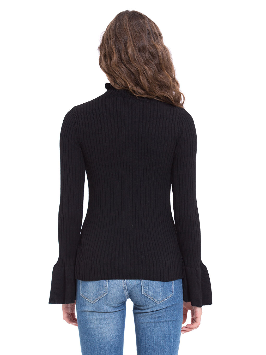 LCW Vision Frau SCHWARZ Pullover -7K7950Z8-CVL